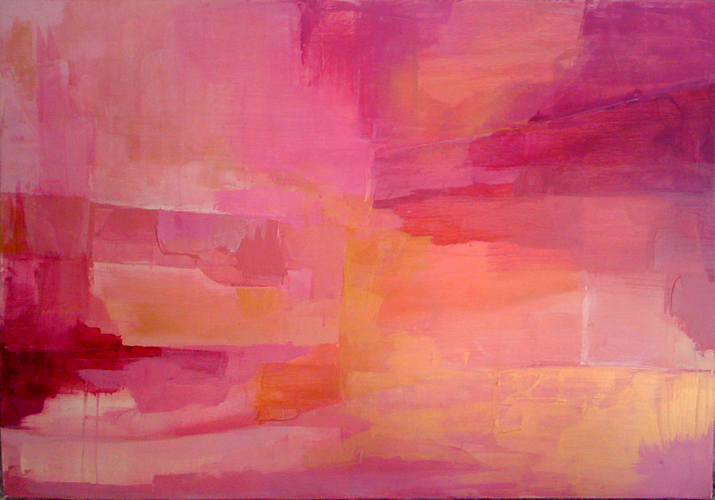 D, Acrylic on Canvas, 36"x 24", 2009, sold